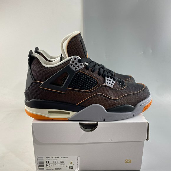Air Jordan 4 Retro Starfish Sneakers - Picture 2 of 10